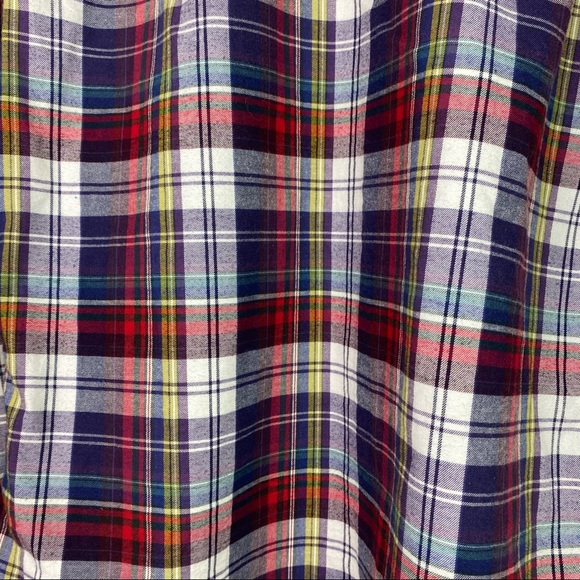 Button down shirt causal plaid small - Picture 3 of 9